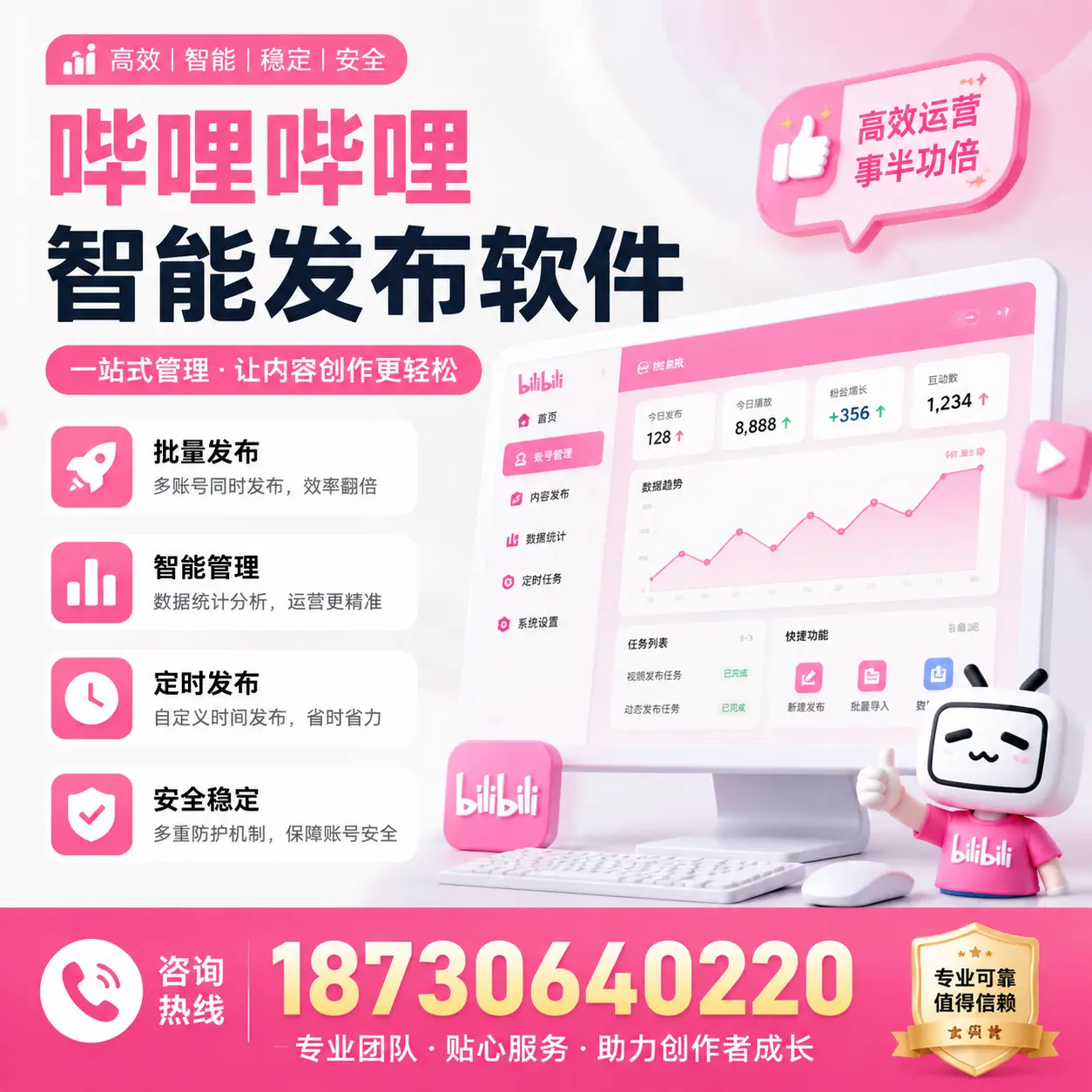 如何评估哔哩哔哩智能发布软件的ROI?嘉峪关 企业必读